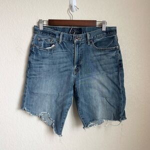 Lucky Brand Womens 363 Vintage Straight Denim Shorts Size 30 Cut Off Summer